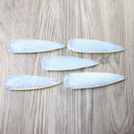 5 Opalite Ornamental Spearheads  #3058      Arrowhead