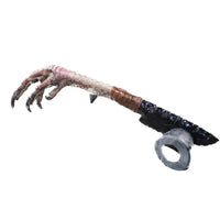 Turkey Foot Handle Obsidian Blade Ornamental Knife #7258  Mountain Man Knife