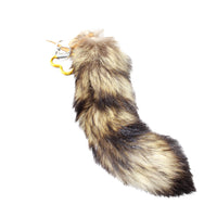 1 Raccoon Tail Key Ring #3258  Taxidermy Keychain Tassel Bag Tag