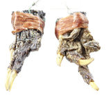 Alligator Feet Earrings  #4258  Mountain Man Earrings
