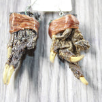 Alligator Feet Earrings  #4258  Mountain Man Earrings