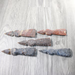 5 Stone Ornamental Tomahawk Heads  #8258    Agate Jasper Axe Hatchet Ax