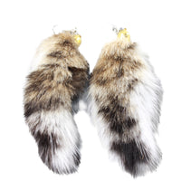 Bobcat Tail Earrings  #6258  Mountain Man Earrings