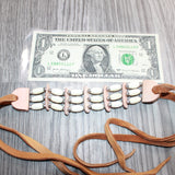 1 Bone Hairpipe Bead Arm Band  #1767        Mountain Man Jewelry
