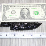 1 Obsidian Ornamental Knife Blade  #967    Mountain Man Knife