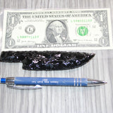 1 Obsidian Ornamental Knife Blade  #967    Mountain Man Knife