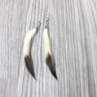 Ermine Tail Earrings  #4458  Mountain Man Earrings