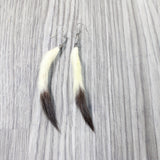 Ermine Tail Earrings  #4458  Mountain Man Earrings