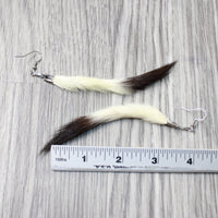 Ermine Tail Earrings  #4458  Mountain Man Earrings