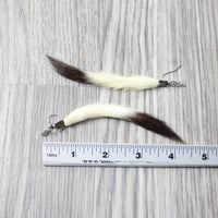 Ermine Tail Earrings  #4458  Mountain Man Earrings