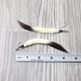 Ermine Tail Earrings  #4458  Mountain Man Earrings