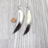 Ermine Tail Earrings  #4458  Mountain Man Earrings