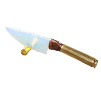 50 Cal Handle Opalite Blade Ornamental Knife #3558     Mountain Man Knife