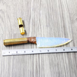 50 Cal Handle Opalite Blade Ornamental Knife #3558     Mountain Man Knife