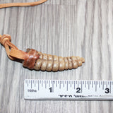 Very Very Large Rattlesnake Rattle  Necklace  #25467    Mountain Man Necklace