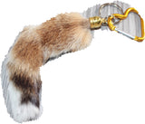 1 Bobcat Tail Key Ring # 467 Taxidermy Keychain Tassel Bag Tag