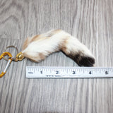 1 Bobcat Tail Key Ring # 467 Taxidermy Keychain Tassel Bag Tag