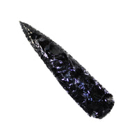 1 Obsidian Ornamental Spearhead  #3049 Arrowhead