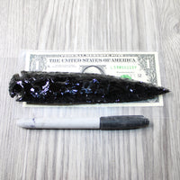 1 Obsidian Ornamental Spearhead  #3049 Arrowhead