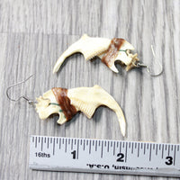 Muskrat Jaw Earrings  #6558  Mountain Man Earrings