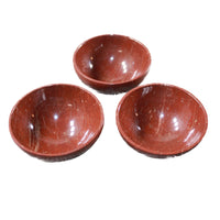 3 Gemstone Trinket Bowls  3 inch diameter #8149