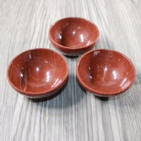 3 Gemstone Trinket Bowls  3 inch diameter #8149