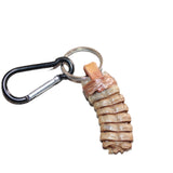 Large Rattlesnake Rattle Key Ring   #25367       Key Chain