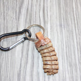 Large Rattlesnake Rattle Key Ring   #25367       Key Chain