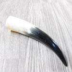 1 Small Polished Cow Horn #2858 Natural Colored