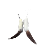 Ermine Tail Earrings  #6958  Mountain Man Earrings