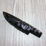 1 Obsidian Ornamental Knife Blade  # 967