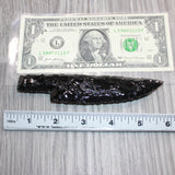 1 Obsidian Ornamental Knife Blade  # 967
