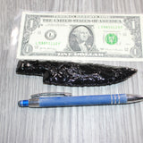 1 Obsidian Ornamental Knife Blade  # 967