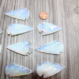 10 Large Opalite Ornamental Arrowheads  #767     Arrowhead