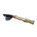 Cholla Cactus Wood Handle Obsidian Blade Ornamental Knife #3158  Mountain Man Knife
