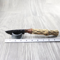 Cholla Cactus Wood Handle Obsidian Blade Ornamental Knife #3158  Mountain Man Knife