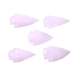 5 Large Glass Ornamental Arrowheads  #4159     Arrowhead