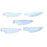 5 Small Opalite Ornamental Knife Blades  #1259    Mountain Man Knife