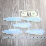 5 Opalite Ornamental Spearheads  #467      Arrowhead