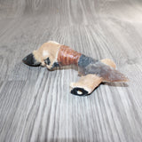 Deer Foot Handle Stone Blade Ornamental Knife # 23267
