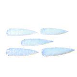 5 Opalite Ornamental Spearheads  #3359      Arrowhead