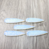 5 Opalite Ornamental Spearheads  #3359      Arrowhead