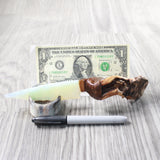 Grapevine Wood Handle Opalite Blade Ornamental Knife #0359     Mountain Man Knife