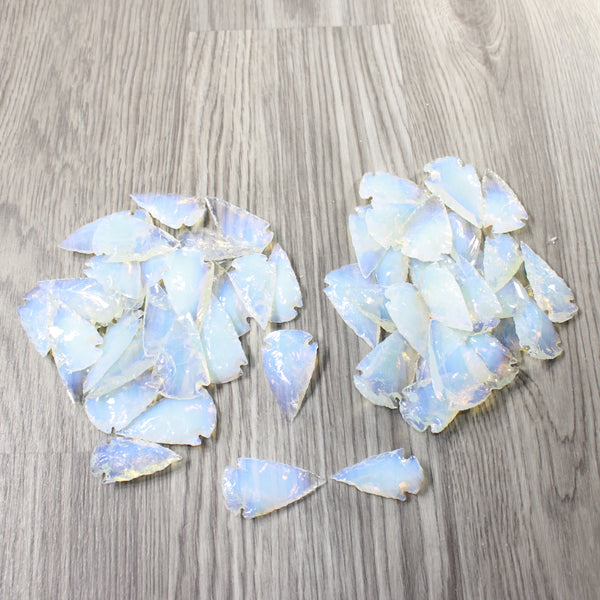 50 Large Opalite Ornamental Arrowheads  #9359     Arrowhead