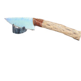 Cholla Cactus Wood Handle Opalite Blade Ornamental Knife # 21167