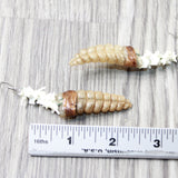 Rattlesnake Rattle Plus Vertebrae Earrings  #6459  Mountain Man Earrings