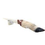 Deer Foot Handle Bone Blade Ornamental Knife #1559    Mountain Man Knife