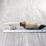Deer Foot Handle Bone Blade Ornamental Knife #1559    Mountain Man Knife