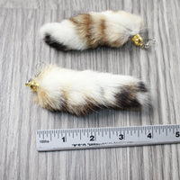 Bobcat Tail Earrings  #6559  Mountain Man Earrings