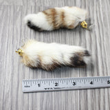 Bobcat Tail Earrings  #6559  Mountain Man Earrings